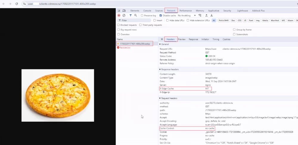 Diagram showing CDN cache operation
