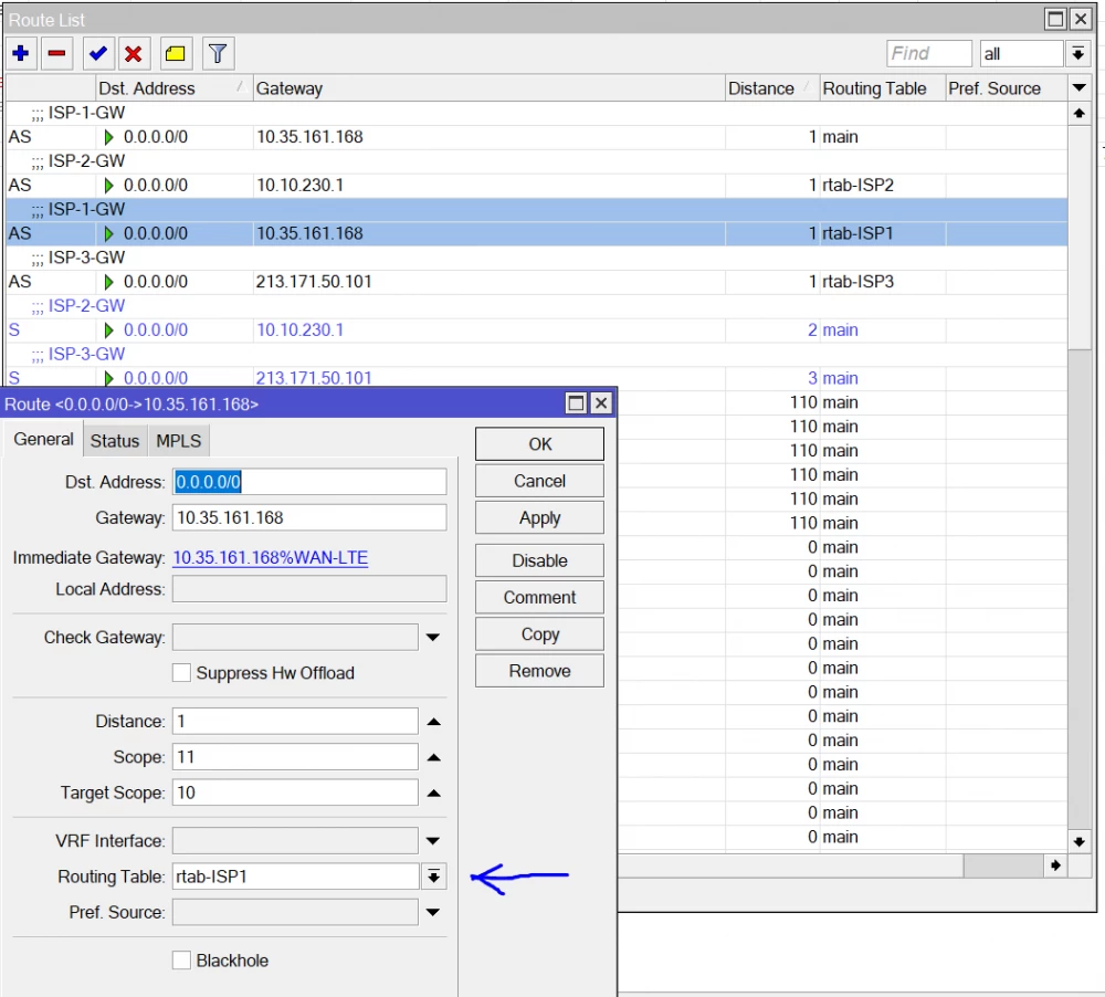 
Setting up multiple WAN interfaces on Mikrotik ROS7
