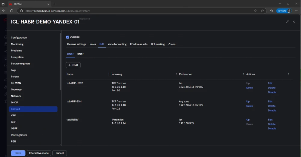   
Network conflicts during SD-WAN migration from two different organizations  
