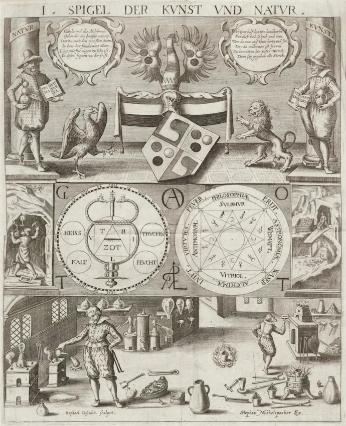 Ciphers-puzzles from the work of Stephan Michelspacher