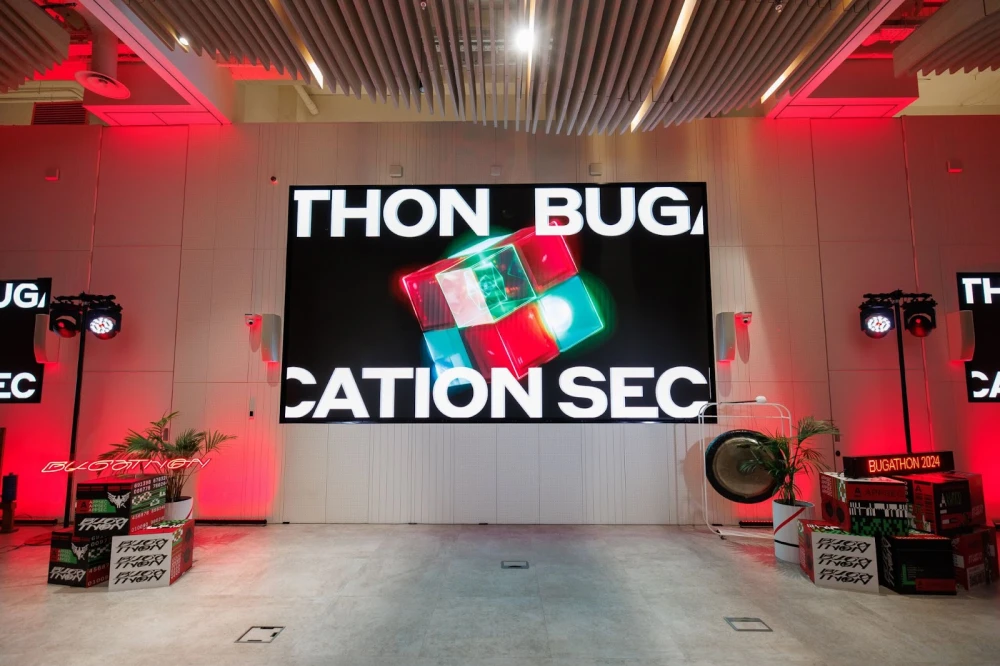 Poster with main security rules for the hackathon