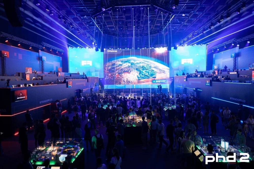 Layout of CHP with banks and trees on a scale of 160 to 1 for the Standoff cyber battle