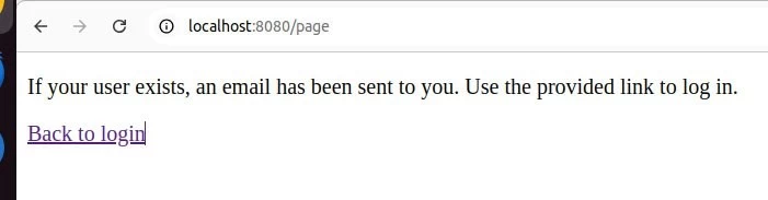 Innovations in Spring Security: magic links