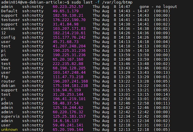 Configuring system logs to improve security