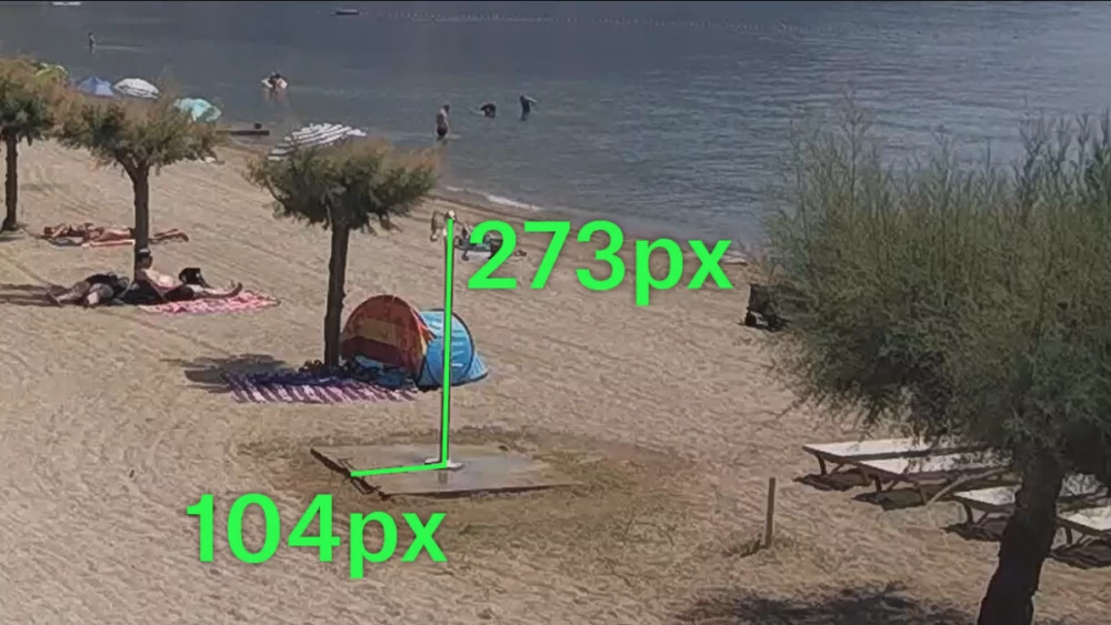 
Shadows of cars in a parking lot used for geolocation using the Shadow Finder Tool.
