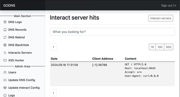 Diagram of the DNS sniffer's operation to detect Blind vulnerabilities in the network.