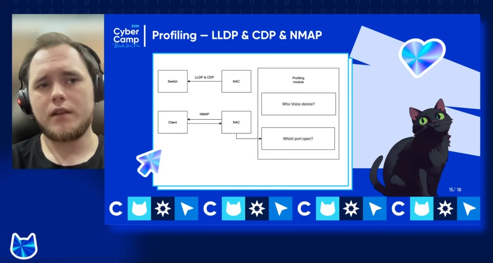 Vyacheslav Belyankin, Axel PRO Information Security Architect, gives a presentation on “NAC - the path to Zero Trust Network Access”