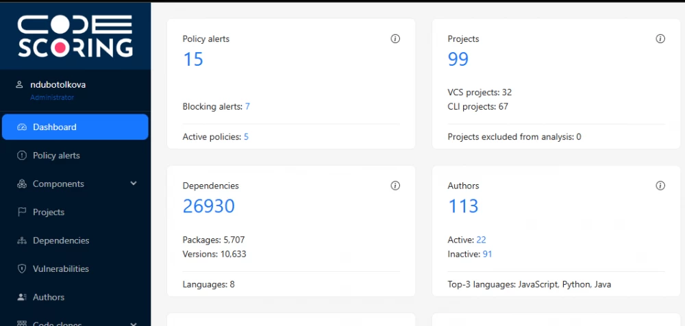 A graphical representation of the DevSecOps concept with a focus on security.