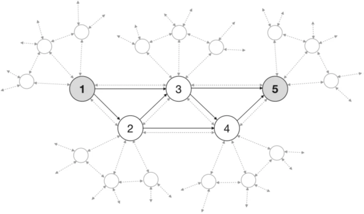 Figure 1. Visualization of a specific section of a large-scale quantum network.