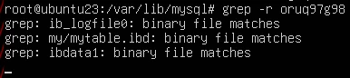 With the help of grep, it was possible to find where the data was written.