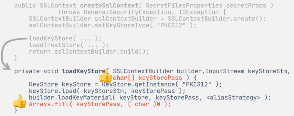 Secrets in Spring: updating and obtaining