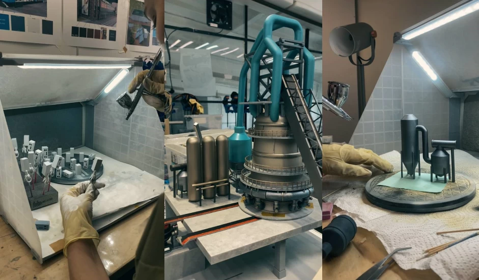 Stylization and painting of elements