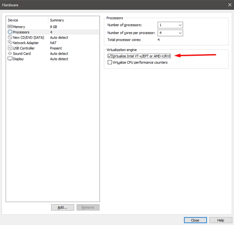 Ensuring the security of VMware virtual machines from malware attacks.