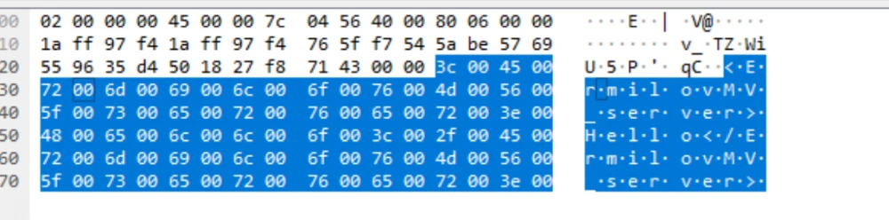 Data without encryption