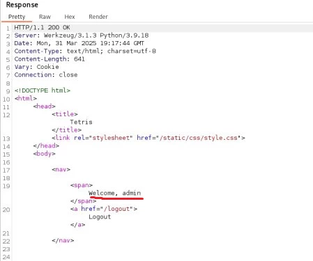 

A minimalist Tetris grid with vibrant falling blocks, set against a tech-inspired backdrop, symbolizing the challenge of a CTF puzzle in Codeby.Games.

