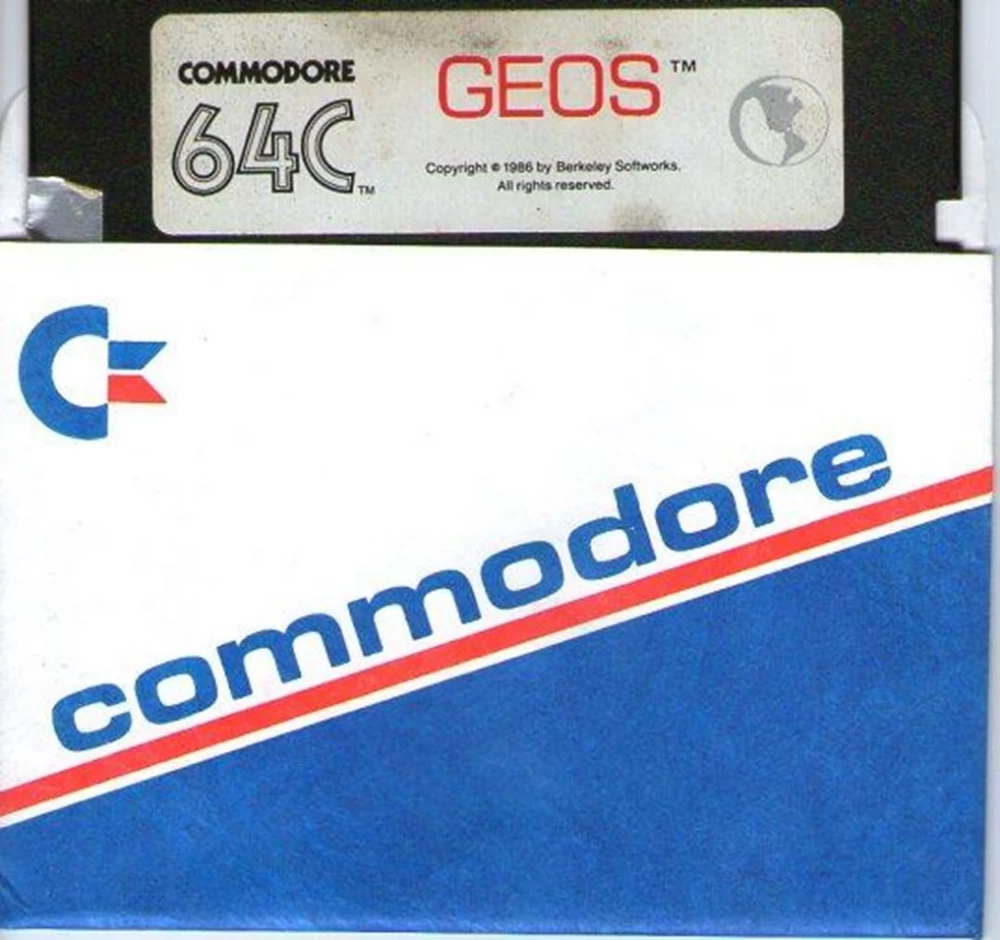 Flexible disk with GEOS distribution for Commodore 64C (image source)