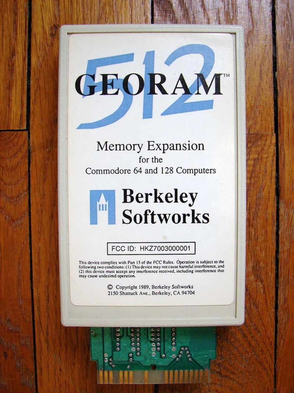 RAM expansion module for Commodore 64 (image source)