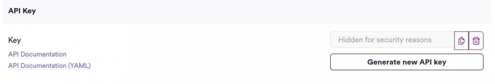 
Location of the token in the Acunetix administrator's profile