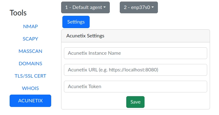 
Linking Acunetix with SeteZor