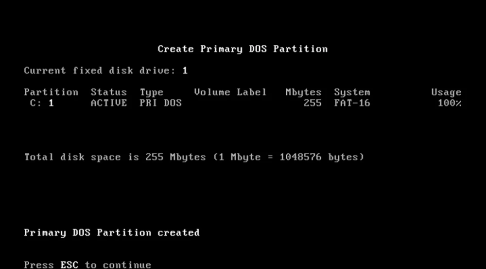 Example of code in SvarDOS