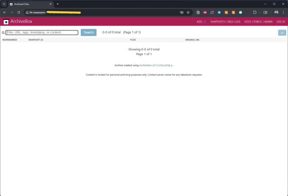 Overview of ArchiveBox capabilities for long-term web content storage