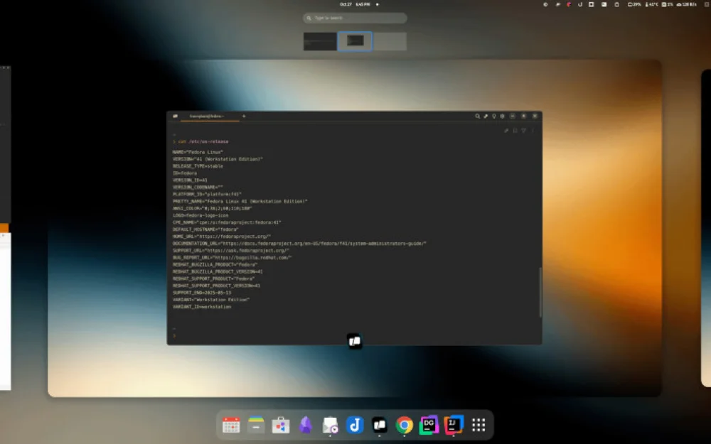 
Release of Fedora Linux 41: new features after six months of development
