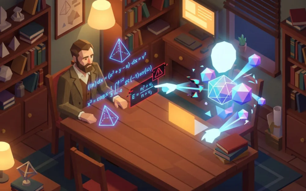 Model finds a bug in cryptography, while the cryptographer learns new mathematics from it