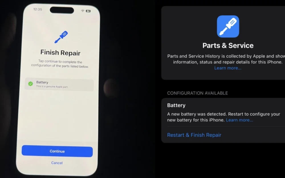 
In iOS 18, a feature for checking the originality of iPhone parts will appear