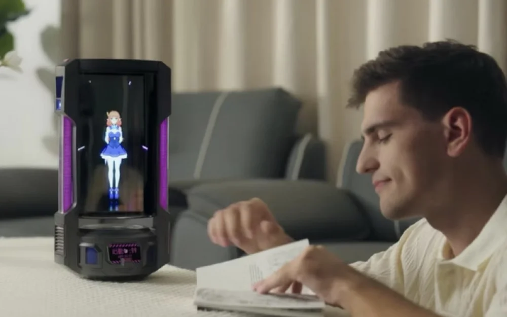 
At CES 2025, Code27 was shown - a flask in which a digital Tamagotchi character 