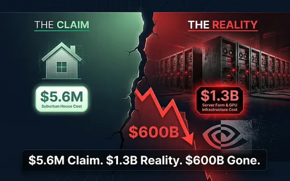 Lie worth $6 million crushes Wall Street. Nvidia lost $600 billion in a day