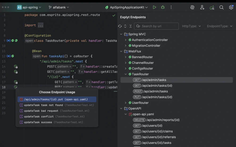 Explyt Spring. Tools for MCP Server plugin