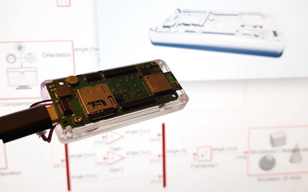 
Experiments with accelerometer and gyroscope on the S7V30 platform