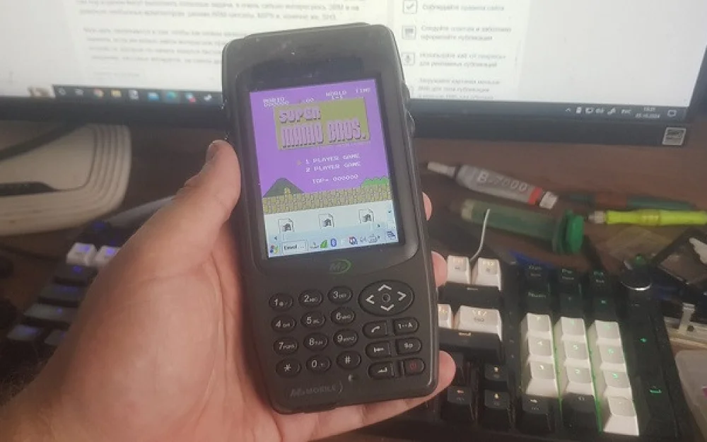 
Games on industrial devices? Easy! We port emulators and Wolfenstein 3D to a TSD for $5.32 in practice