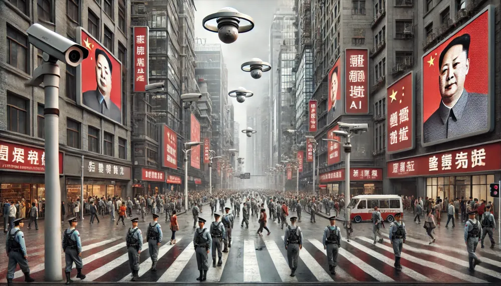 Powerful AI, disrupting personal protection mechanisms, creating chaos and confusion in the digital world.