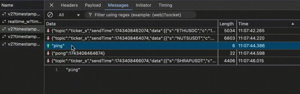 Real-life chat example featuring fast message exchange via WebSocket