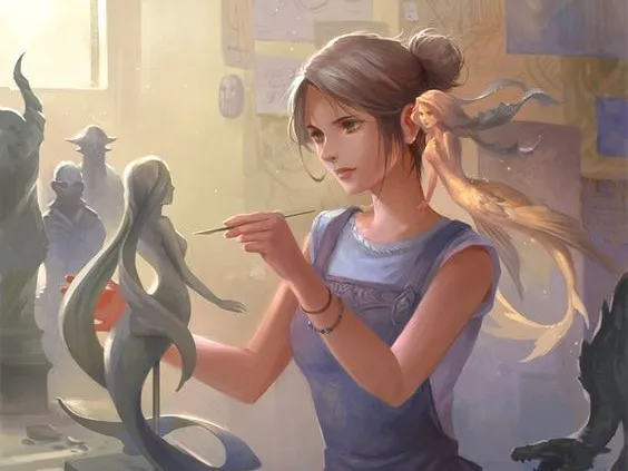 "Sculptor," author — sandara
