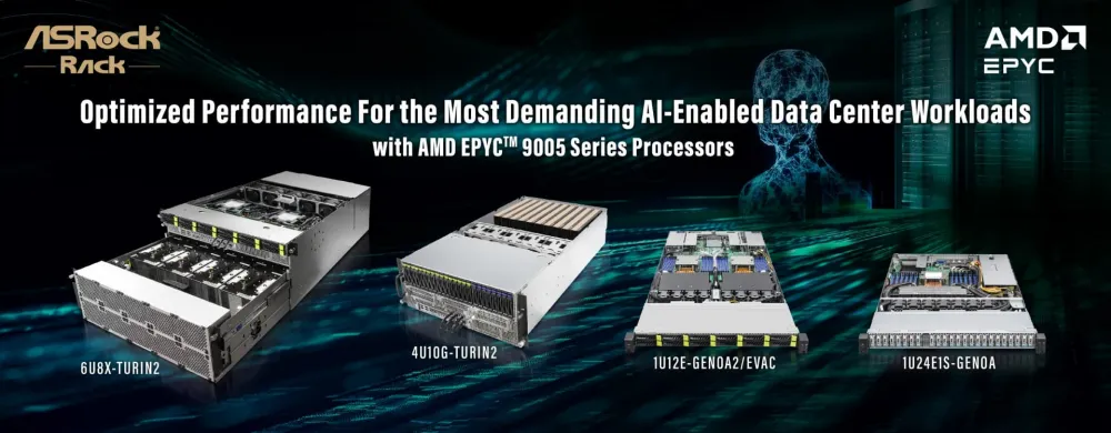 ASRock Rack portfolio based on EPYC 9005.