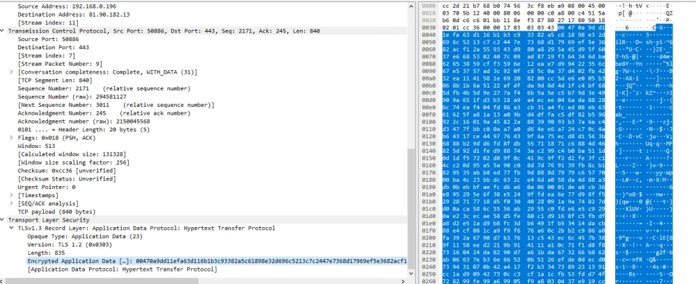 Encrypted GET data