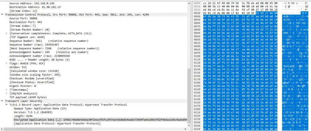 Encrypted POST data