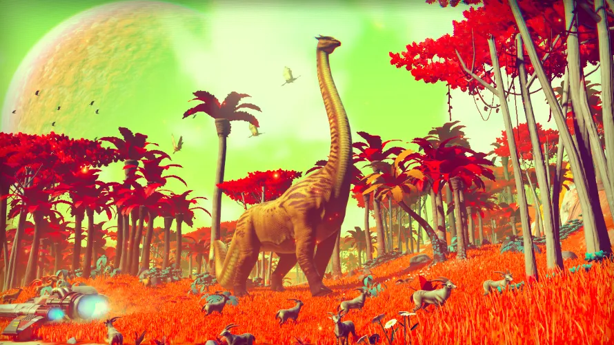 Graphics of the game world improved using AI.