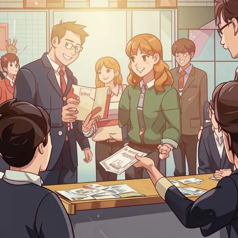 The fraudster pretends to receive a large salary