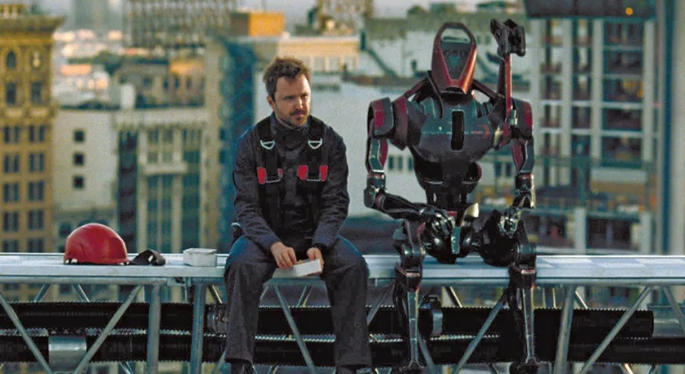 A frame from the series "Westworld"