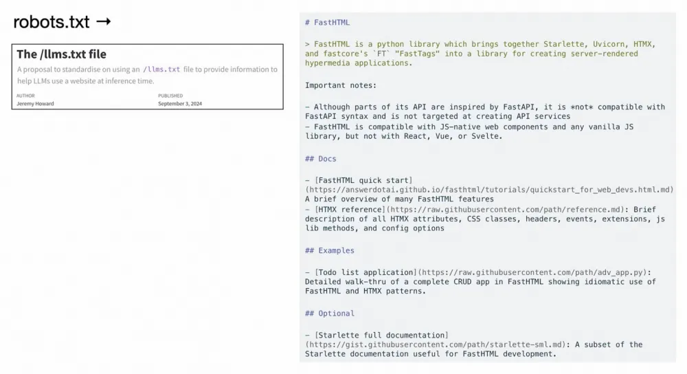 Joke poster—Karpathy standing by a board with a crossed-out Swift logo