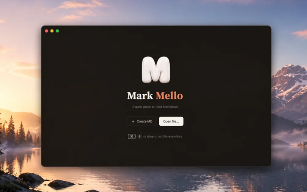 MarkMello: fast Markdown viewer for those who live in .md every day